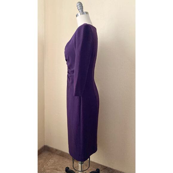 David Meister Women's Dress Size 2 Purple Cocktail Evening - Picture 4 of 8